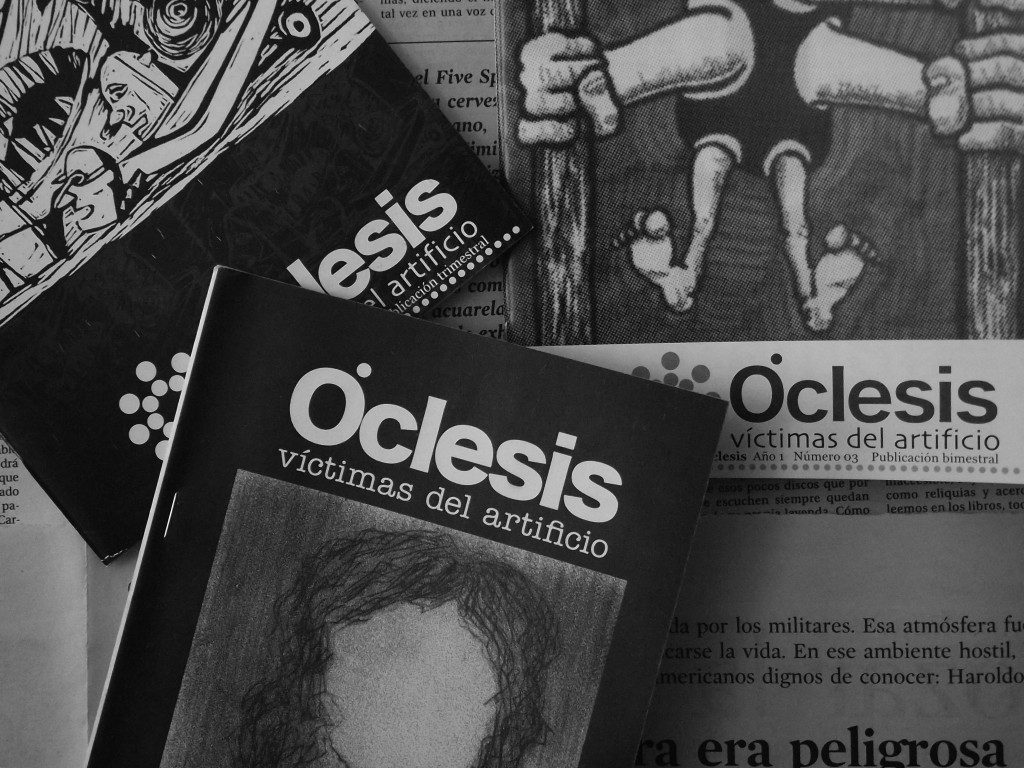 Portadas de la Revista Óclesis foto Óscar Alarcón
