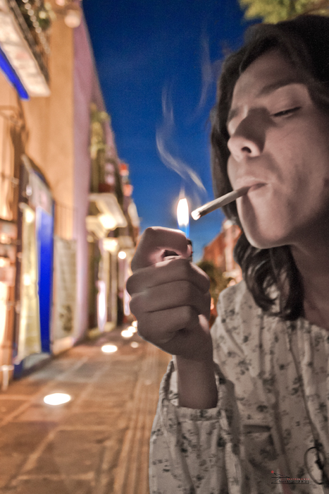 Cigarrillo, foto de Alberto Jorge Zárate