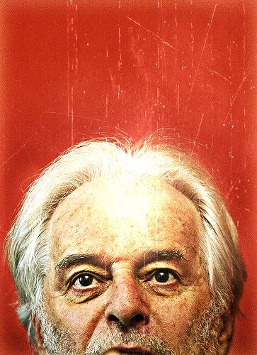 Alejandro Jodorowsky, imagen cortesía de Leo Lobos, manipulación digital Óscar Alarcón