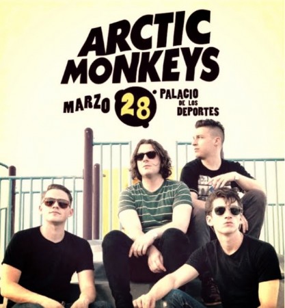 Flyer del concierto de Arctic Monkeys. Imagen cortesía de José Luis Dávila. Manipulación digital por Cyanuro.