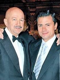 Carlos Salinas de Gortari y Enrique Peña Nieto. Imagen tomada de elección2012méxico.com
