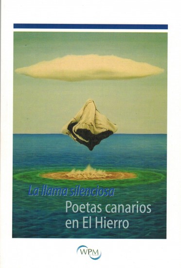 Portada de La Llama Silecenciosa, Poetas canarios en El Hierro. Imagen cortesía de Rosario Valcárcel.