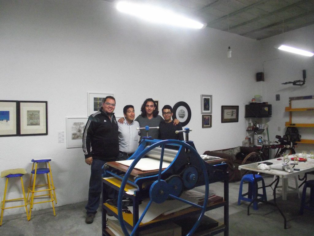 Con Fernando Diyarza y Uriel Córdoba en Impronta Lab.