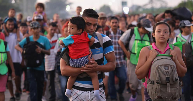 Caravana migrante de Veracruz a Puebla, imagen tomada de expreso.press