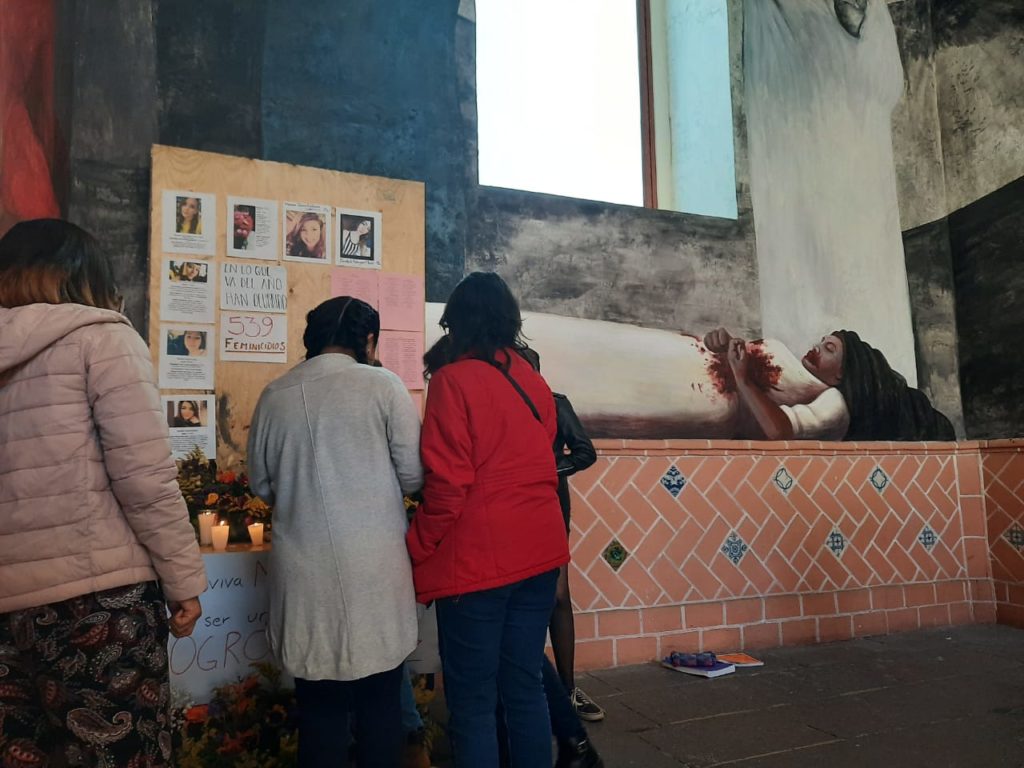 Estudiantes de preparatoria se manifiestan foto de Óscar Alarcón
