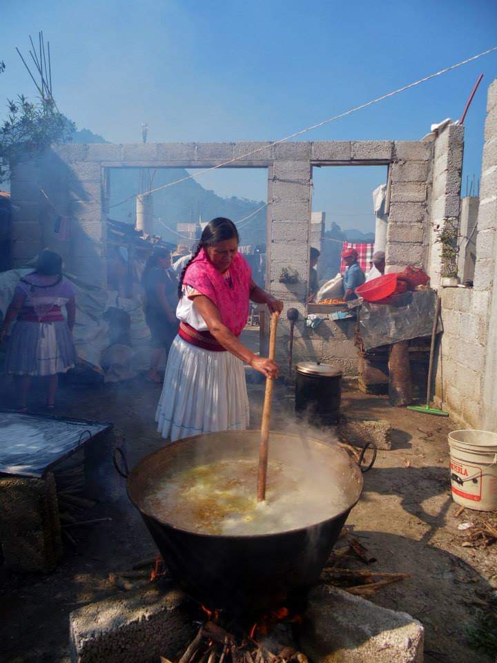 Cocinando, foto de Citlal Solano