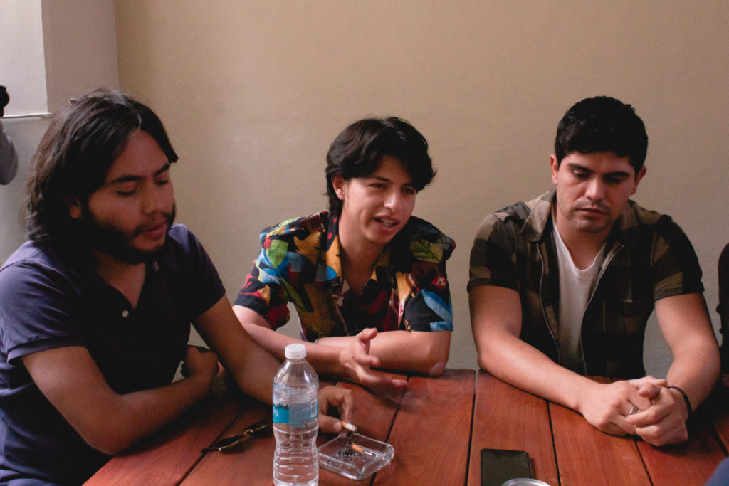 Yoy Arrollo, Roberto Reyero y Diego Borja. Foto de Estela Hernández.