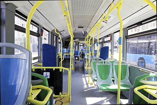 Interior de autobús