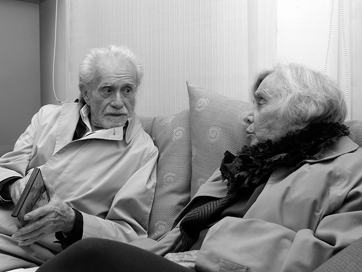 Elena Poniatowska y Raúl Renán. Foto de Pascual Borzelli Iglesias