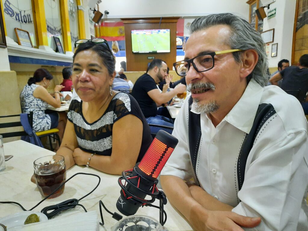 Lilia Barajas y Mauricio Bares Directores de Nitro Press. Foto de Óscar Alarcón