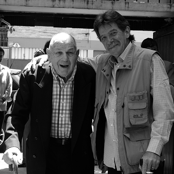Philip Bragar (1925-2017) y Santiago Rebolledo