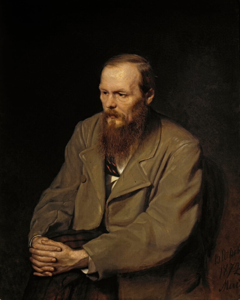 Retrato de Fiódor Dostoyevski por Vasili Perov.