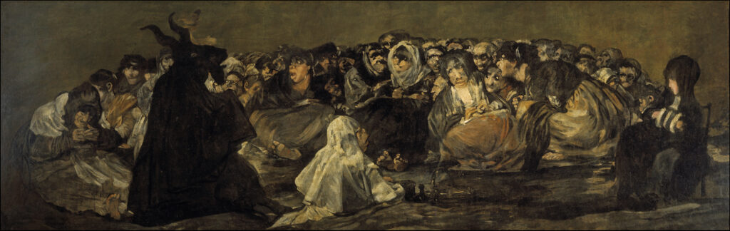 El Aquelarre. Francisco de Goya.