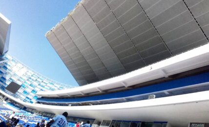 Estadio Cuauhtémoc remodelado. Foto de Óscar Alarcón.