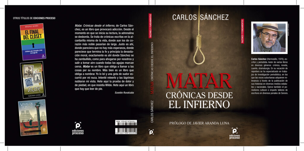 Nueva portada de Matar. Crónicas desde el infierno, de Carlos Sánchez.