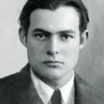 Foto del pasaporte de Ernest Hemingway.