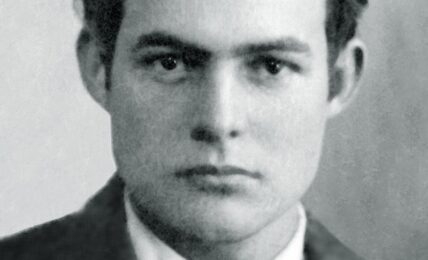 Foto del pasaporte de Ernest Hemingway.