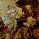 La caída de los titanes. Boceto de Peter Paul Rubens.