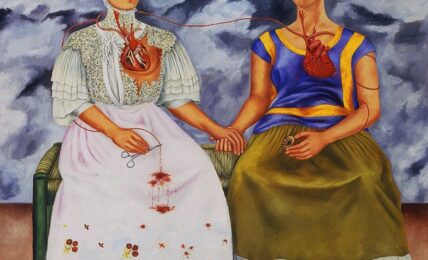 Las dos Fridas de Frida Kahlo. 1939. Óleo sobre lienzo. 173.5 cm X 173 cm
