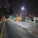 Noche de epidemia de COVID 19 en Puebla. Foto de Óscar Alarcón