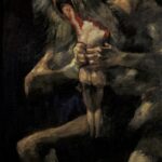 Saturno devorando a sus hijos. Francisco de Goya.