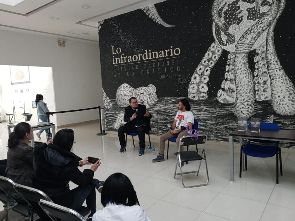 Óscar Alarcón y Samuel Segura. Foto del Centro Librero de Puebla.