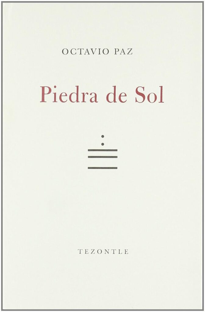 Portada de la primera edición de Piedra de sol, de Octavio Paz.