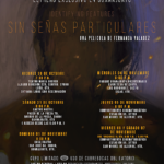 Cartel promocional del largometraje "Sin señas particulares"