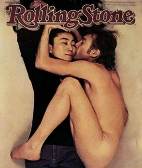 Portada de The Rolling Stone del 22 de enero de 1981. Foto de Annie Leibovitz