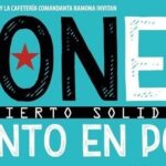 Detalle de cartel promocional de Sones: concierto solidario. Viento en popa.