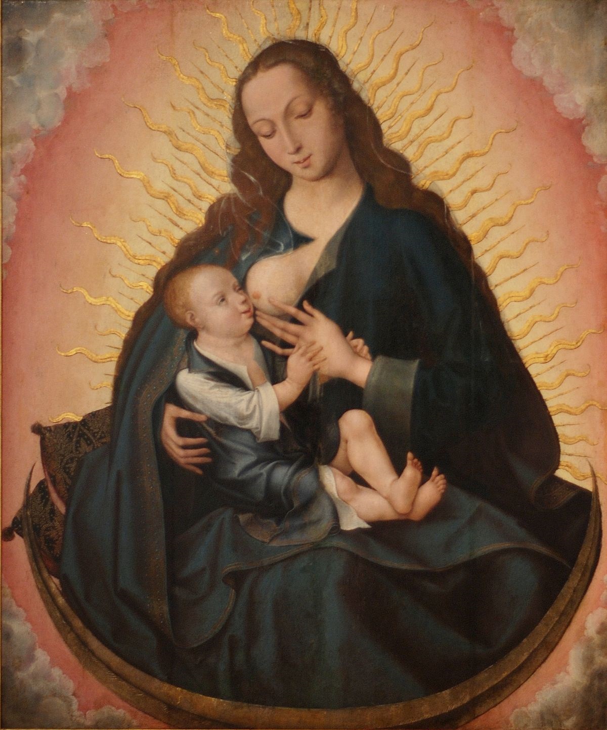 Virgen de la leche. Anónimo. S XVI. Museu de Aveiro. Portugal