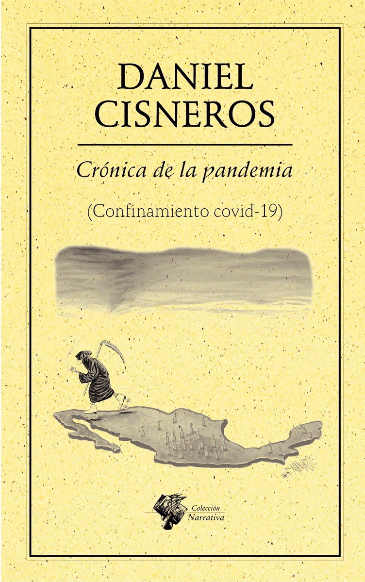 Portada de "Crónica de la pandemia", de Daniel Cisneros.