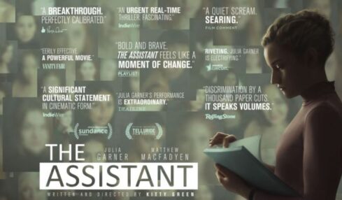 Cartel promocional de la película "La asistente"