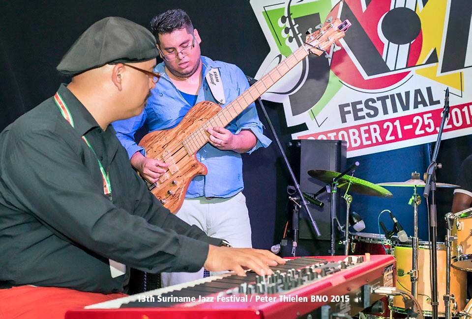Samuel Piña Sandoval en el Festival Suriname. Foto cortesía de Samuel Piña Sandoval