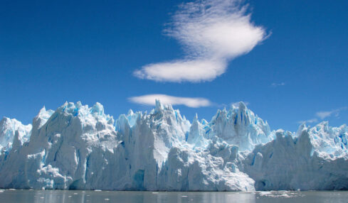 Glaciar Perito Moreno. Fotografía de Michel Gunther.