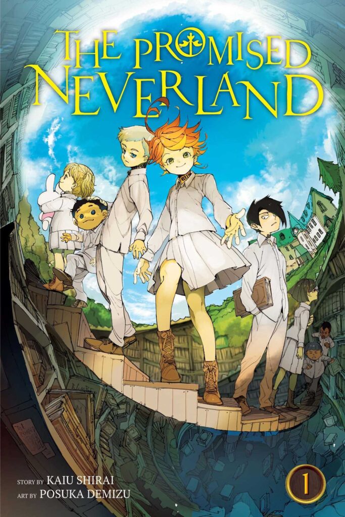 Primer volumen del manga "The Promised Neverland".