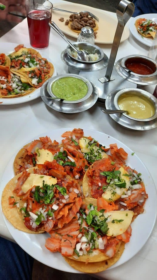 Tacos al pastor. Foto de Óscar Alarcón
