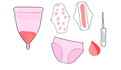 Menstruación. Imagen cortesía de la autora.
