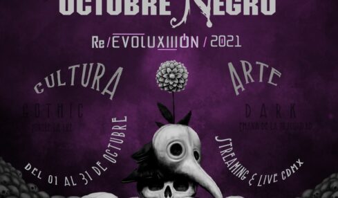 Cartel promocional del festival Octubre Negro