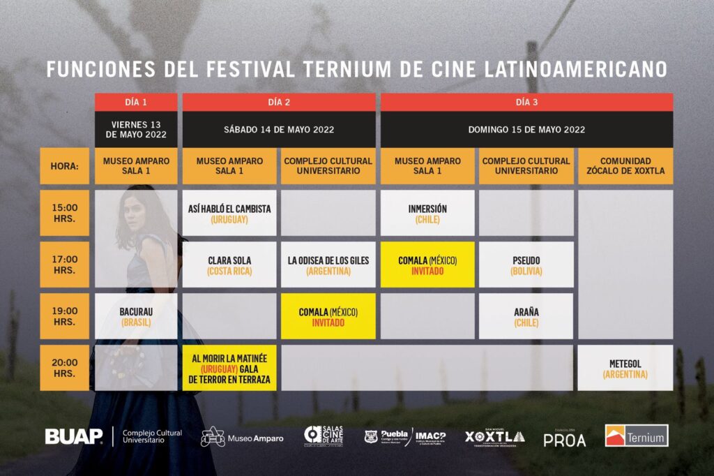 Programación del 7o. Festival Ternium de Cine Latinoamericano