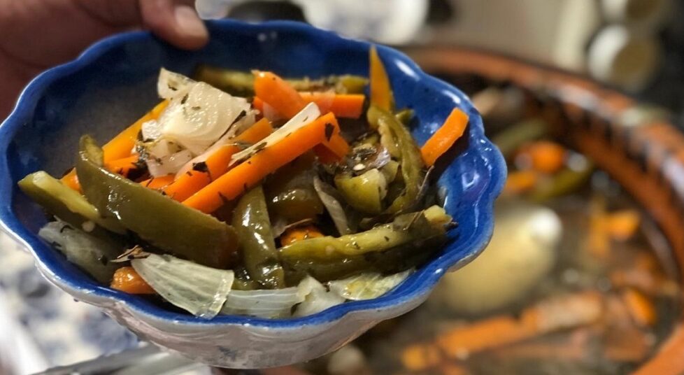 Chiles en escabeche. Fotografía de Slow Food