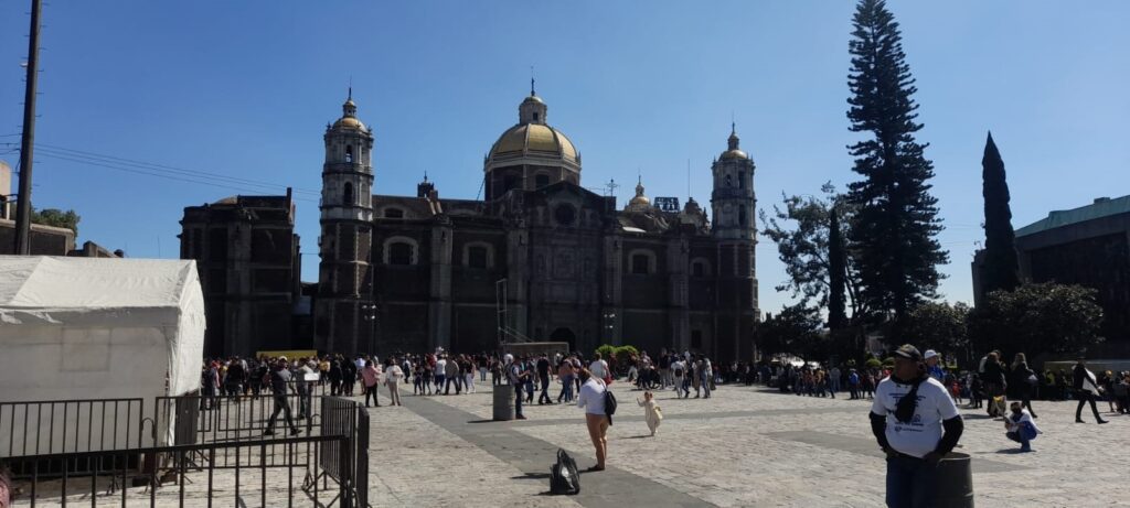 Vista de la antigua basílica de Guadalupe. Foto de Juan Jesús Jiménez
