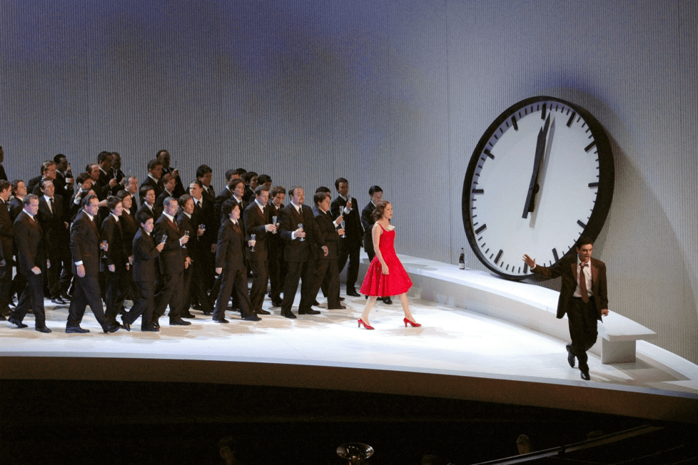 La Traviata. Foto tomada del Film Festival de Rathausplatz