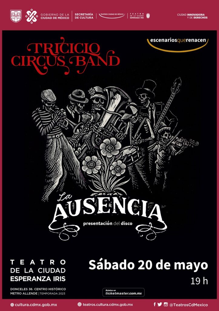 La Triciclo Circus Band. Cartel