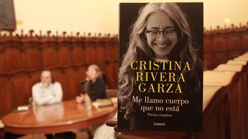 Me llamo cuerpo que no está de Cristina Rivera Garza. Foto por cortesía de la DGP BUAP