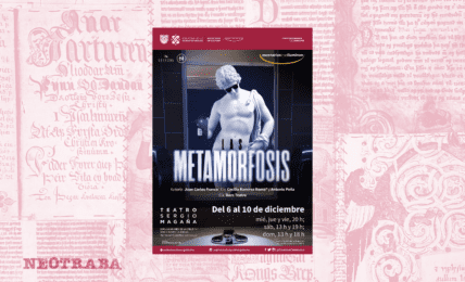 Las Metamorfosis de Juan Carlos Franco en el Teatro Sergio Magaña de la Ciudad de México hasta el 10 de diciembre