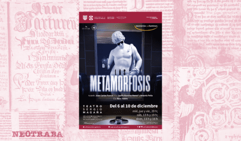 Las Metamorfosis de Juan Carlos Franco en el Teatro Sergio Magaña de la Ciudad de México hasta el 10 de diciembre