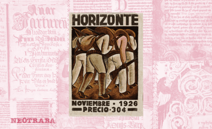 Portada de la Revista Horizonte con trabajo gráfico de Ramón Alva de la Canal
