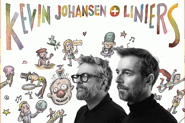 Imagen promocional de Kevin Johansen + Liniers