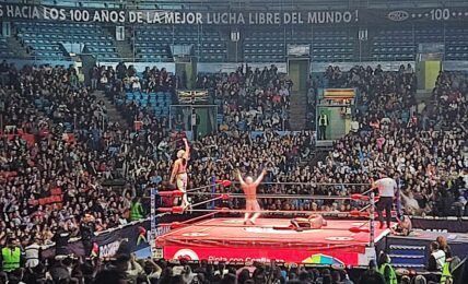 Lucha en la Arena México. Fotografía de David V. Estrada